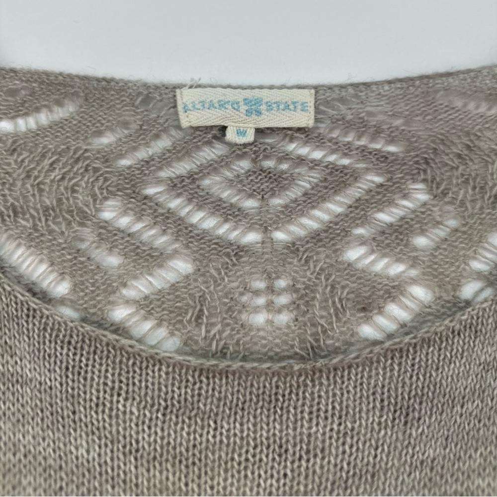 Altar’d State Women's Gray Sweater Size M - Picture 4 of 9